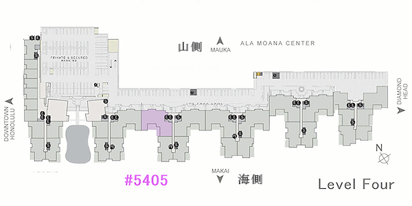 パークレーンの売り物件 5405号室