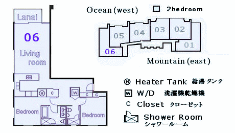 ウォーターマーク売り物件　間取り図　Watermark Floorplan