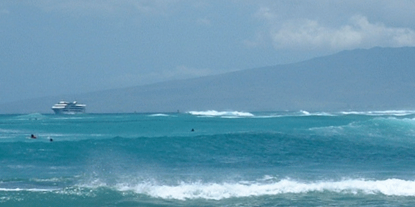 ハワイの海